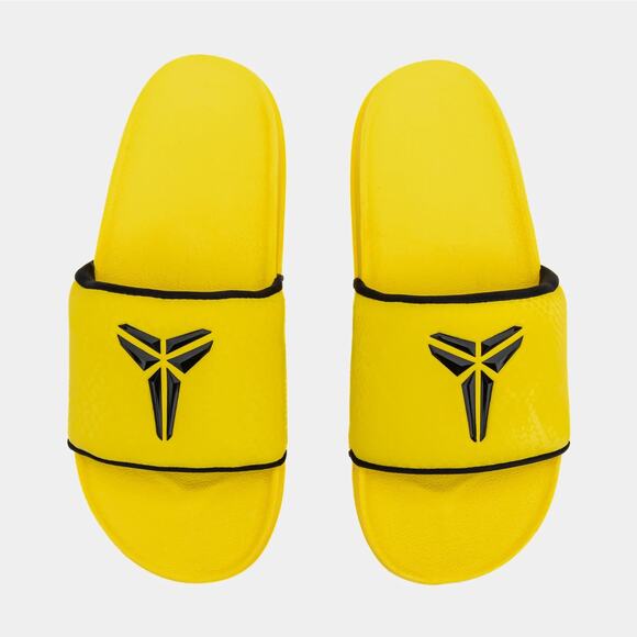 Mens 8 Nike Kobe Offcourt Slide Yellow Open Toe Sandals IF2870-700 NEW main image 4